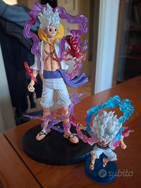 Set Action Figure Luffy Rufy Gear 5 One Piece