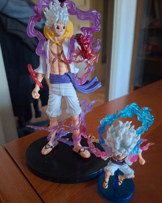 Set Action Figure Luffy Rufy Gear 5 One Piece