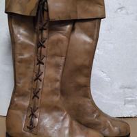 Medievale Pelle Stivali Tronchetto Rinascimento 37