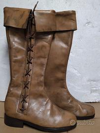 Medievale Pelle Stivali Tronchetto Rinascimento 37