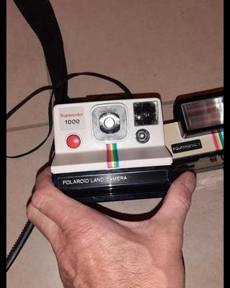 Polaroid 1000 con flash 