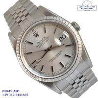 ROLEX Datejust 16220 Soleil silver dial Full Set