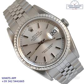 ROLEX Datejust 16220 Soleil silver dial Full Set