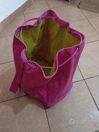 borsa sacca per sport e con scomparto inferiore