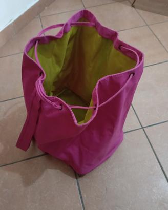 borsa sacca per sport e con scomparto inferiore