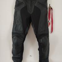 DAINESE pantalone pelle e tessuto tecnico TG 44