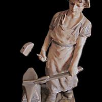 ANTICO FABBRO IN TERRACOTTA ENRICO LAZZAR