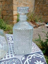 bottiglie in cristallo 