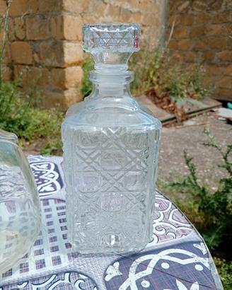 bottiglie in cristallo 