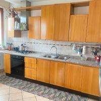 Cucina berloni in legno angolare