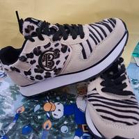 scarpe sportive cotton belt animalier....