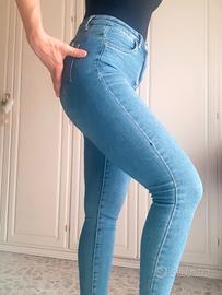 jeans skinny nuovo vita alta