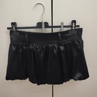 Mini gonna nera a palloncino 