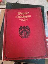 libro antico spartito musicale wagner