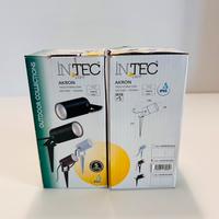 Set di 2 faretti da esterno / INTEC / Bronzo