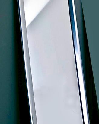 SPECCHIO DESIGN TELAIO ALLUMINIO ANODIZZATO LUCIDO