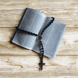 Rosario in pietra lavica