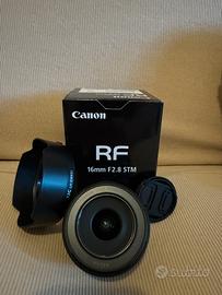 Canon RF 16mm f/2.8 STM + Paraluce JJC e Scatola
