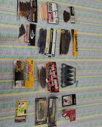 lotto materiale bassfishing 