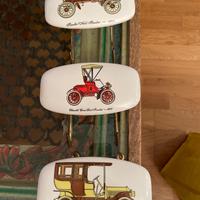 Set 3 appendiabiti vintage Pozzi Ginori in ceramic