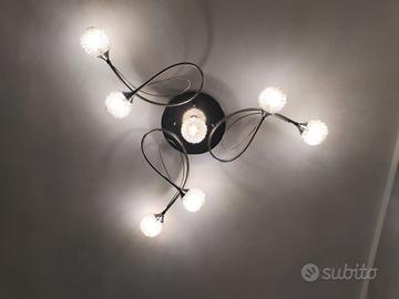 lampadario a 7 punti luce LED 