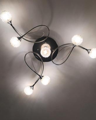 lampadario a 7 punti luce LED 
