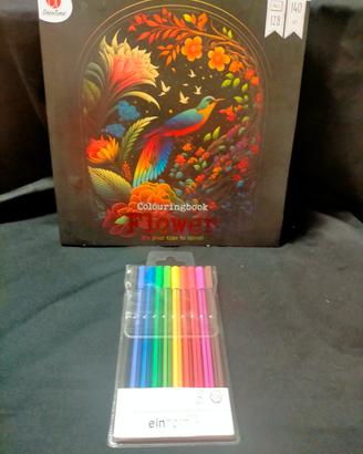 SET DI DUE LIBRI MANDALA DA COLORARE DA 128 PAG.