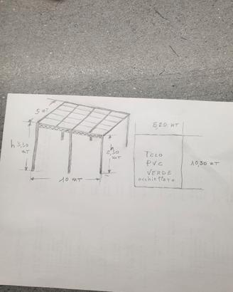 Gazebo/ copertura