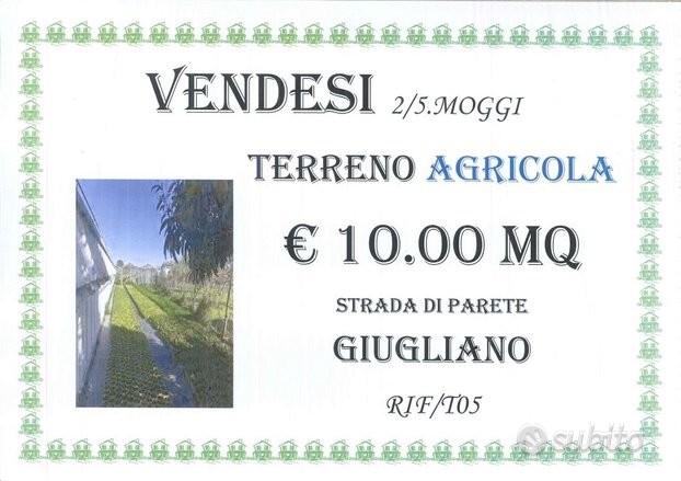 Terreno agricolo 2,5 moggi strada Parete/Giugliano