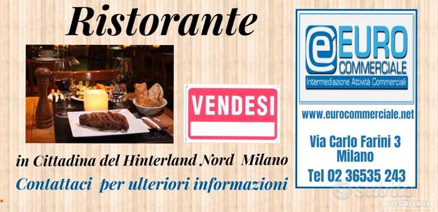 301/24 RISTORANTE di mq 150, Hint Nord Milano