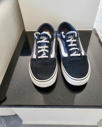 Scarpe Vans N.45 Nero e Blu,usato poco