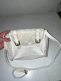 Borsa a tracolla bianca