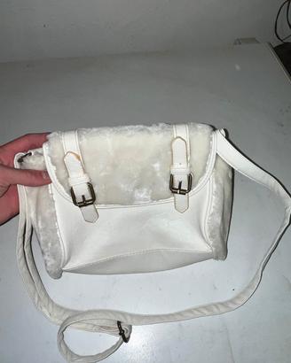 Borsa a tracolla bianca