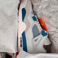 Jordan 4 military blu...Red cement