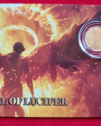 Moneta D'oro Commemorativa La caduta di Lucifero