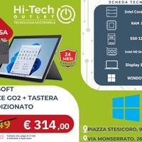Microsoft SurfaceGo2+Tastiera Cover Ricondizionato