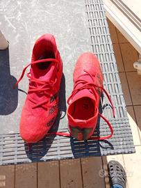 Scarpe calcio Adidas rosse predator 43