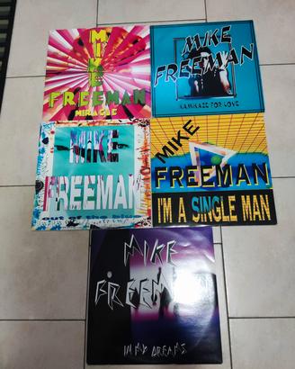 Lotto 5 Vinili Mix 12" MIKE FREEMAN (Eurobeat 
