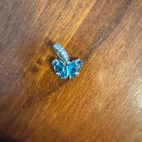 charm pendente pandora farfalla blu