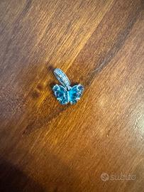 charm pendente pandora farfalla blu