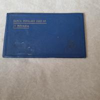 LIBRETTO BANCARIO NOVARA 1944