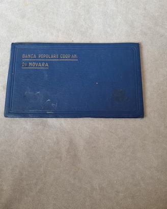 LIBRETTO BANCARIO NOVARA 1944
