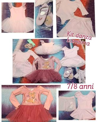 Kit danza bambina 7/8 anni