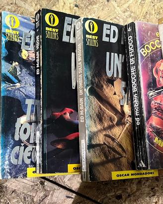 Lotto 6 libri vintage Ed McBain e Oscar Mondadori