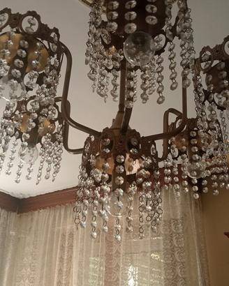 lampadario cristallo di Boemia 
