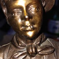 STATUETTA IN BRONZO SCUGNIZZO