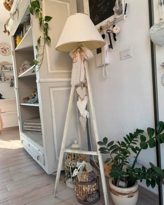 Lampada da terra shabby chic