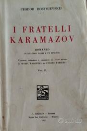 F. Dostoevskij I fratelli Karamazov  v. II