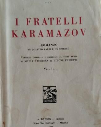 F. Dostoevskij I fratelli Karamazov  v. II