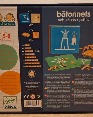 Djeco Battonet gioco educativo in legno